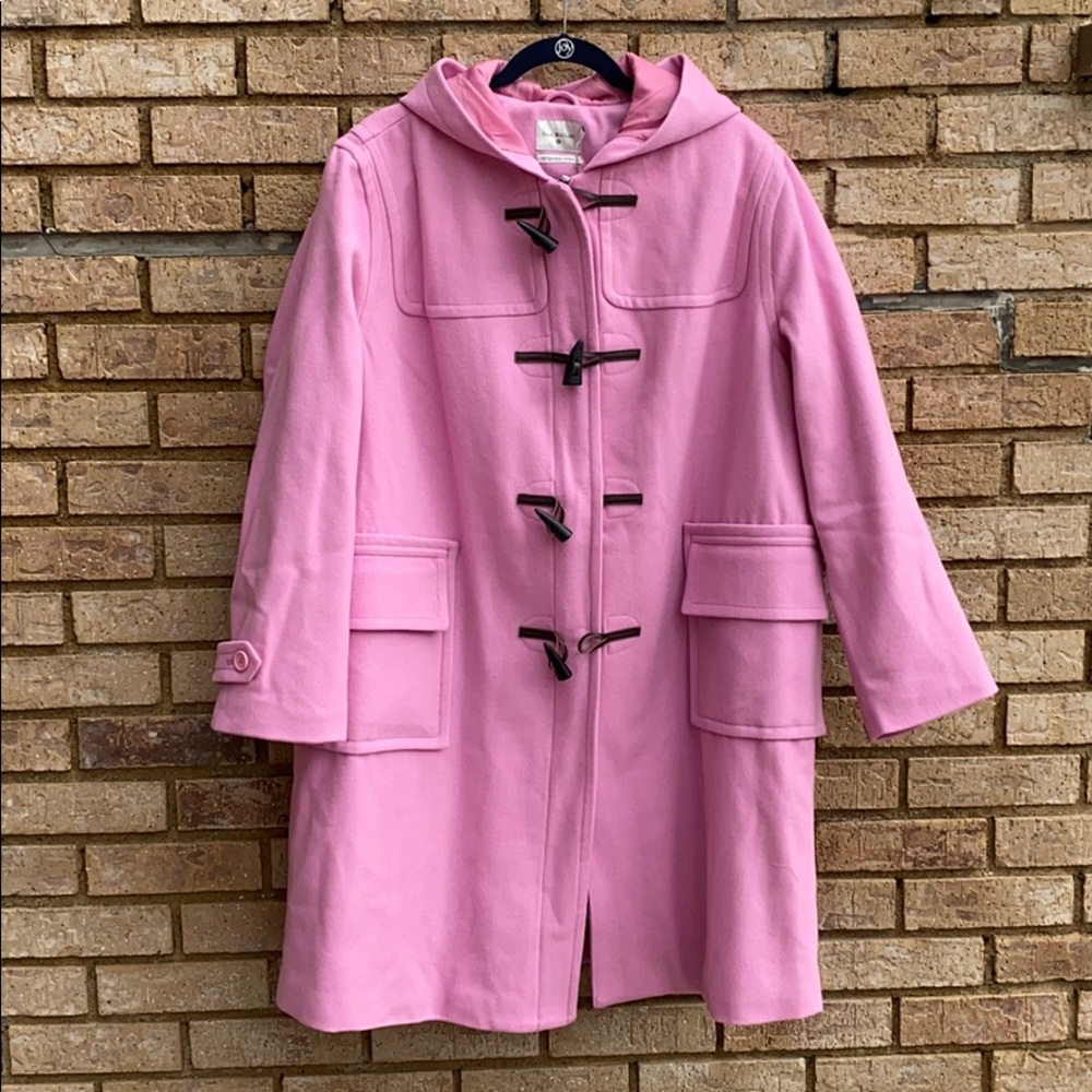 Isaac Mizrahi For Target Pink Hooded Duffle Coat